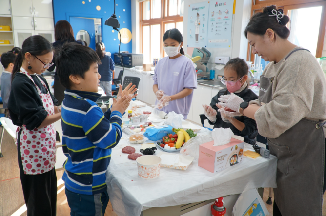 교육회복 심리정서 활동(요리) 사진